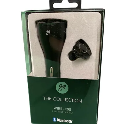10 x Goji Bluetooth 2 In 1 Headset With in Car Charging Cradle