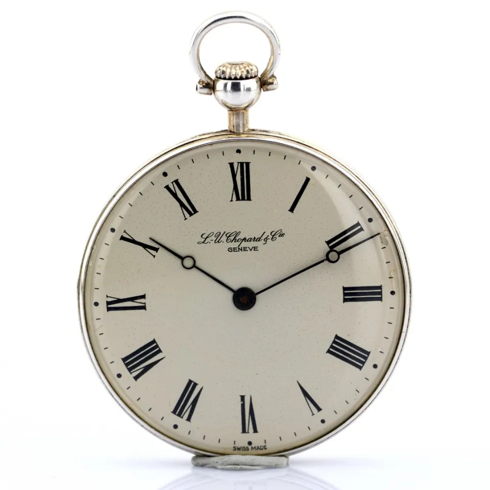 Chopard/Silver Pocketwatch Manual Winding - Unisex Silver Pocketwatch
