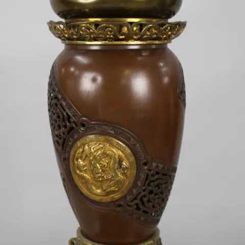 Antique Chinese Style Oil Lamp
