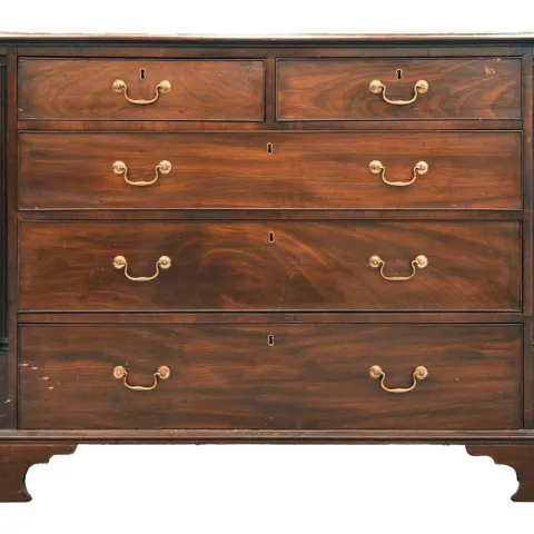 George III Cuban Mahogany Chest of drawers