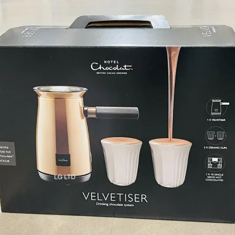 Hotel Chocolat HC01 Velvetiser Hot Chocolate Machine System Copper Edition New Sealed Box