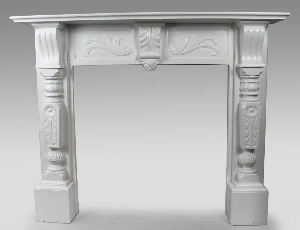 Carved Wood Fire Surround