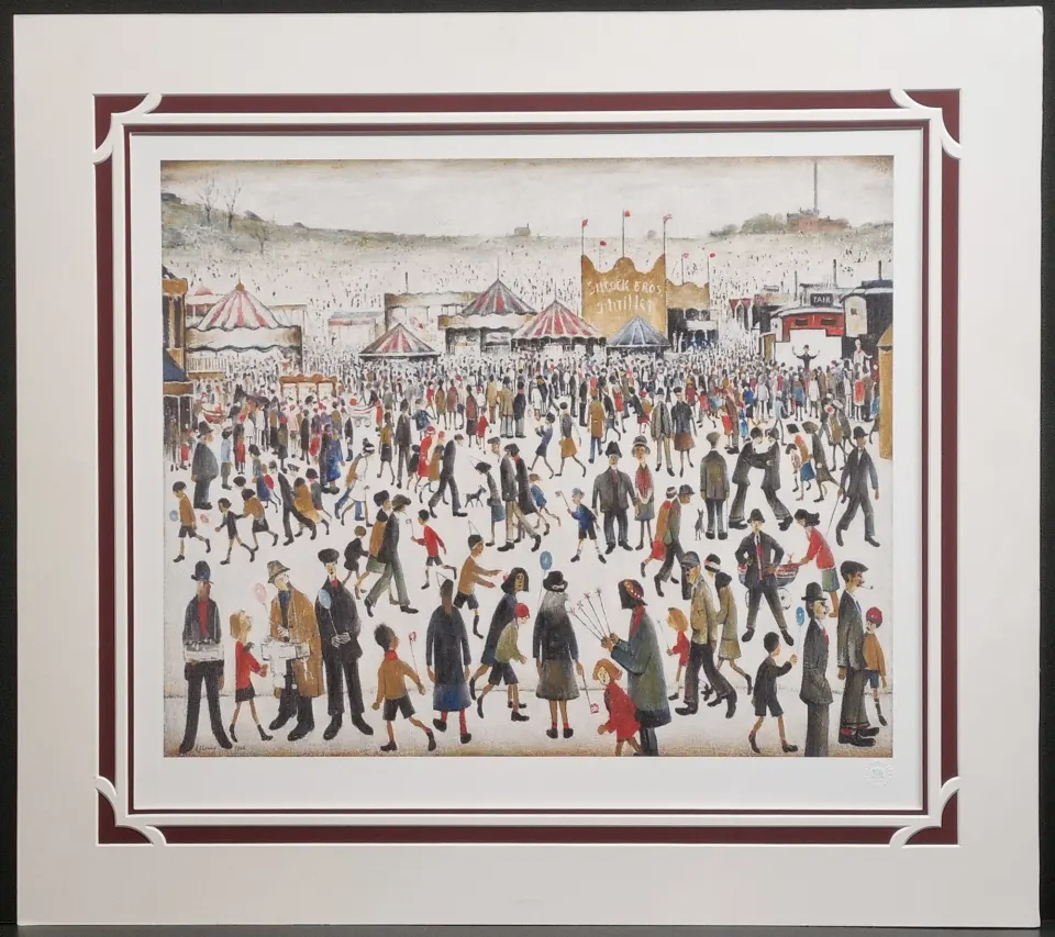 L.S. Lowry Rare Limited Edition "Good Friday, Daisy Nook"