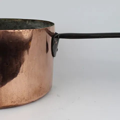 Very Large Georgian Copper Saucepan