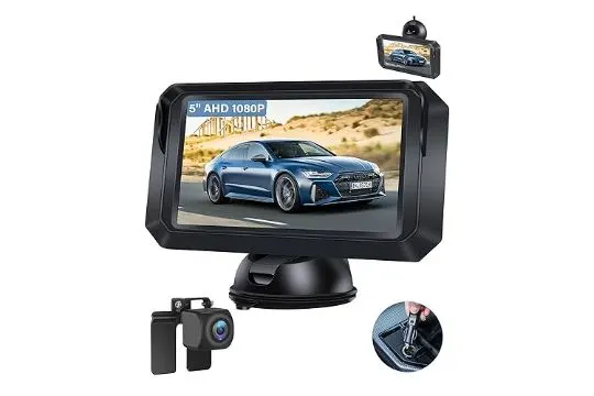 Reversing Camera Kit with 6 White LED Lights AHD 1080P RRP £45.25 Lb40