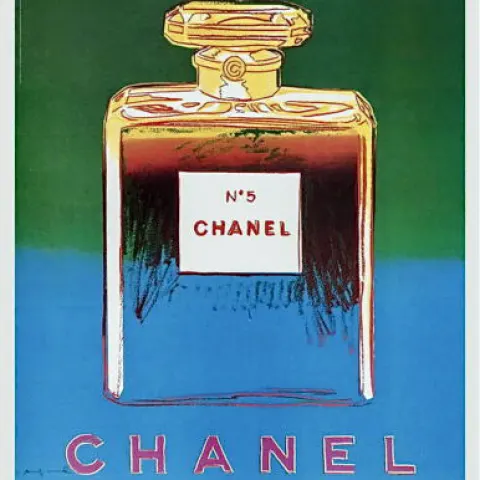 Andy Warhol Chanel N°5 Perfume Perfume Poster On linen 55x70cm (#0653)