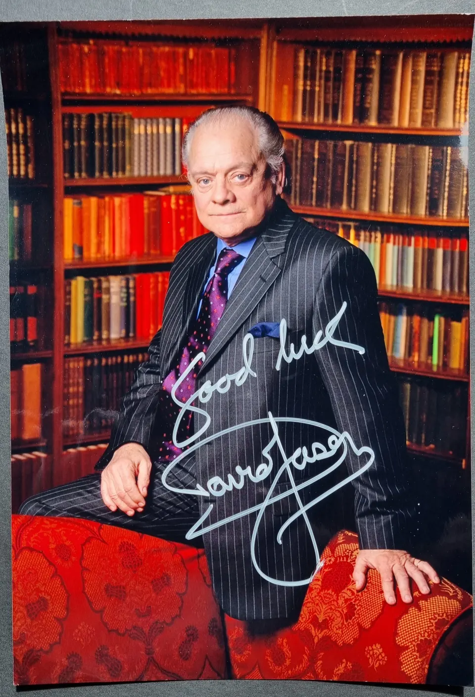 David Jason Original Signature