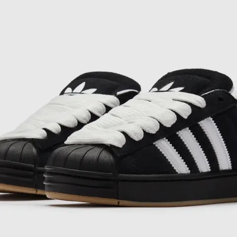 Adidas Originals Superstar ST J 'Core Black' (UK 5.5) • Brand New / Unworn Boxed