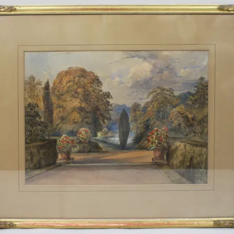Pair of Fine Victorian Watercolours – English Landscape Views