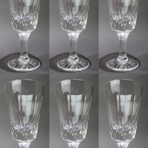 Set of 6 Tudor Crystal "Frobisher" Wine Glasses
