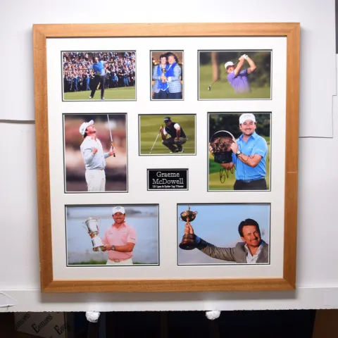 GRAEME MCDOWELL original signed presentation