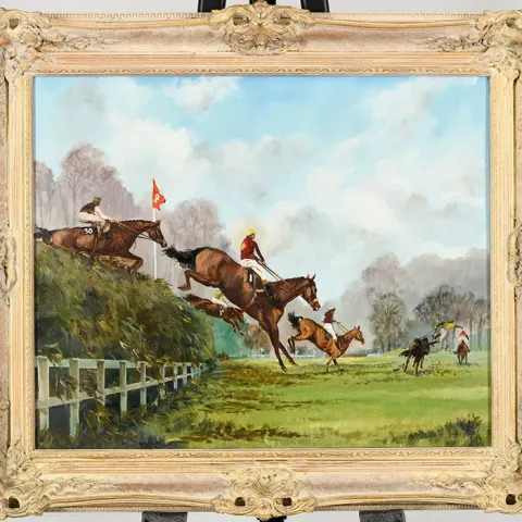 Original Framed Oil On Canvas