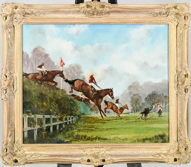 Original Framed Oil On Canvas