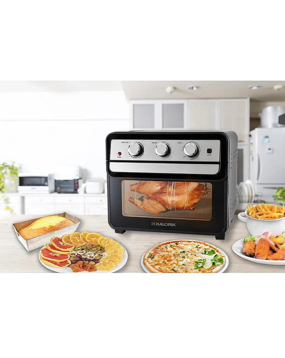 (52/MR1D) RRP £160. 22 Litre 5 in 1 Air Fryer Oven with Rotisserie. Power 1700W (Air Fryer), 1600W
