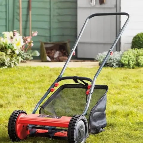(162/Mez) Lot RRP £145. 3x Sovereign Items. 1x 30cm Push Lawn Mower, Variable Cutting Height From 1