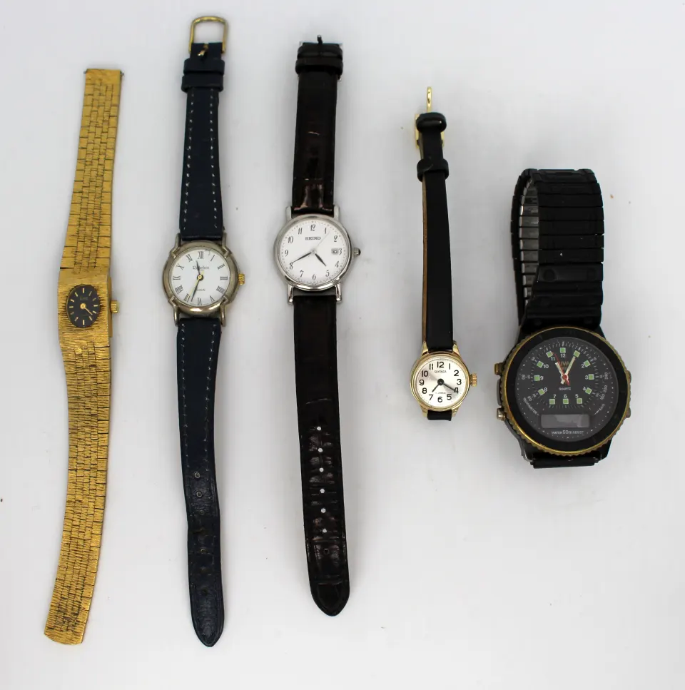 Collection of 5 Vintage Wristwatches