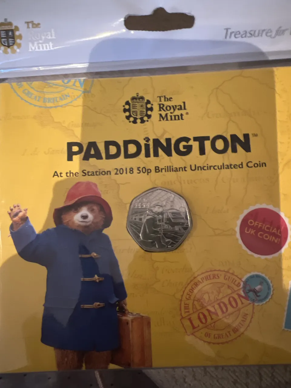 50p of Paddington 🐻 bear
