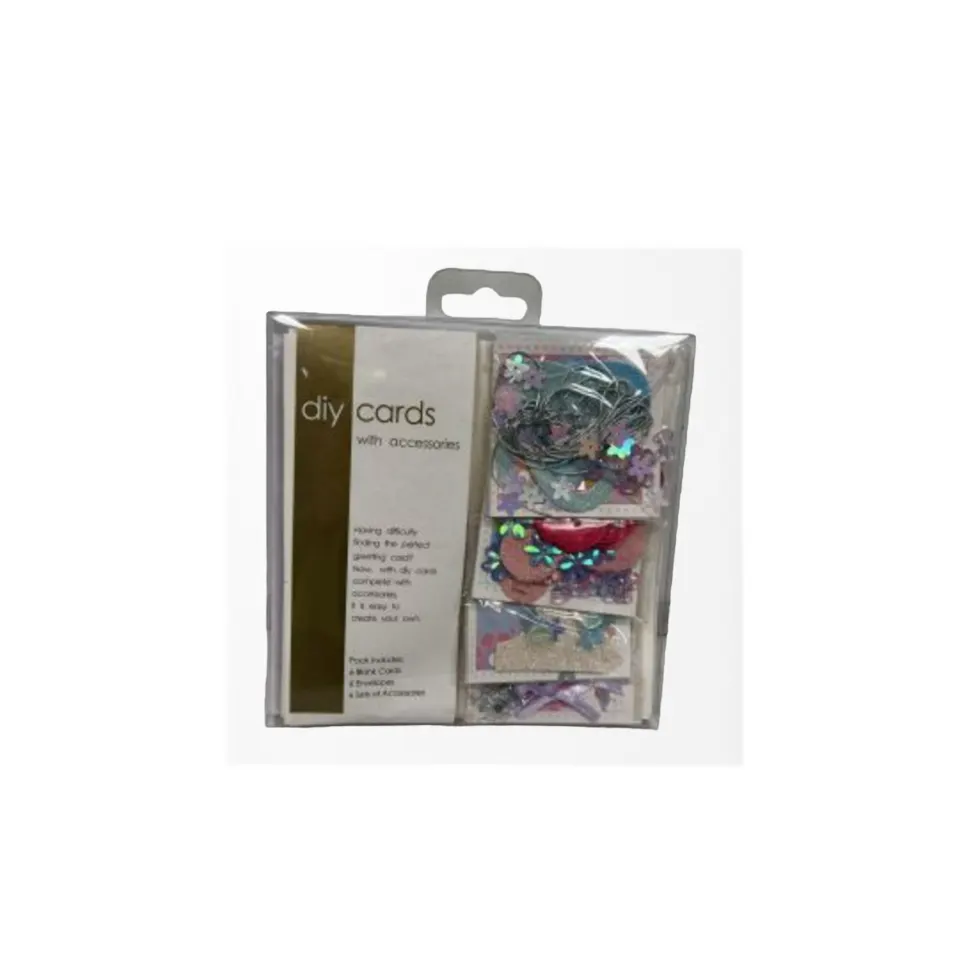 60 x Assorted Sets Of Diy Card Making Kit With Accessories RRP £9.99 ea L3c