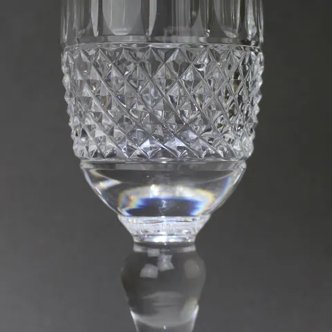 Set of 6 Tudor Crystal Champagne Flutes