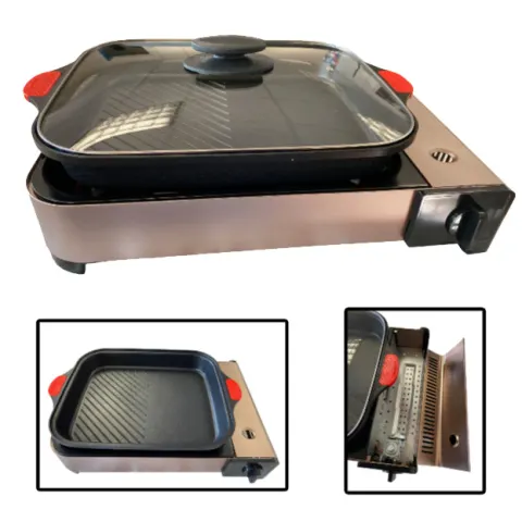 Portable Butane Gas Stove With Fry Oven