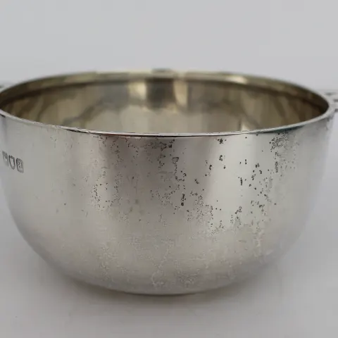 Fine Solid Silver Porringer by Charles Edwards London 1896