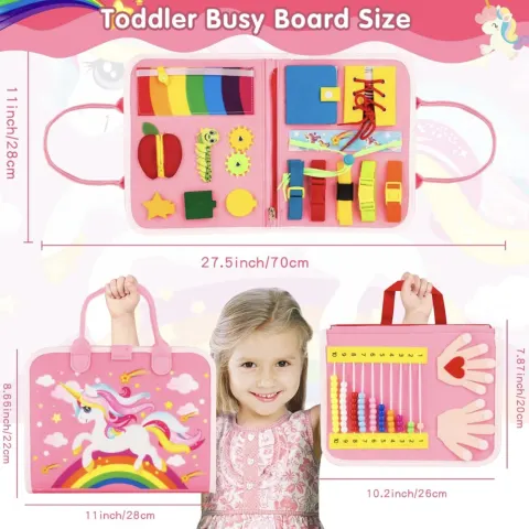 25 x Unicorn Busyboard Books