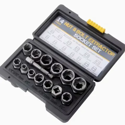 14pcs set of various sizes of impact nut extractors L1a