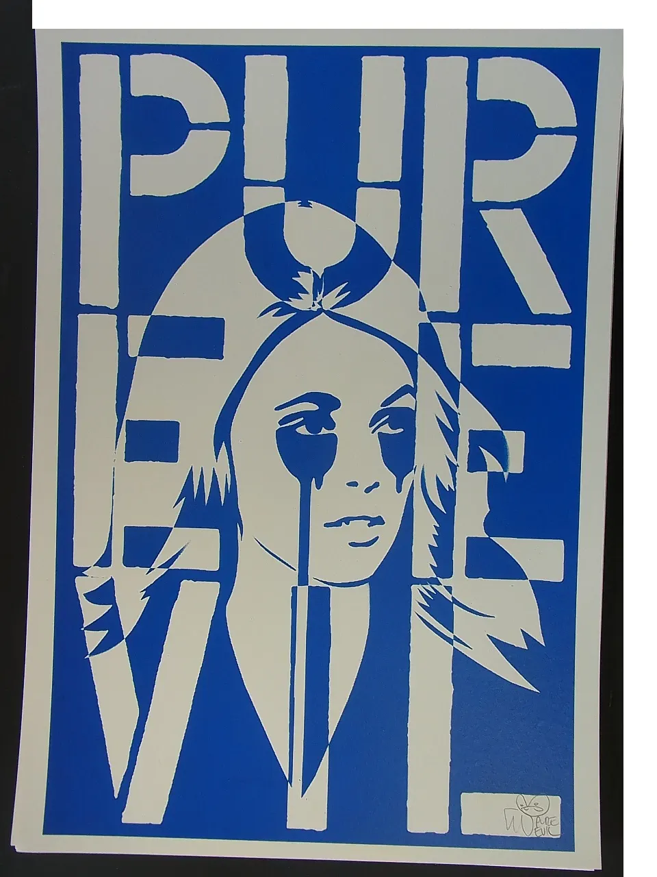 Pure Evil Signed & Numbered Limited Edition Sharon Stone Free Post Woorldwide
