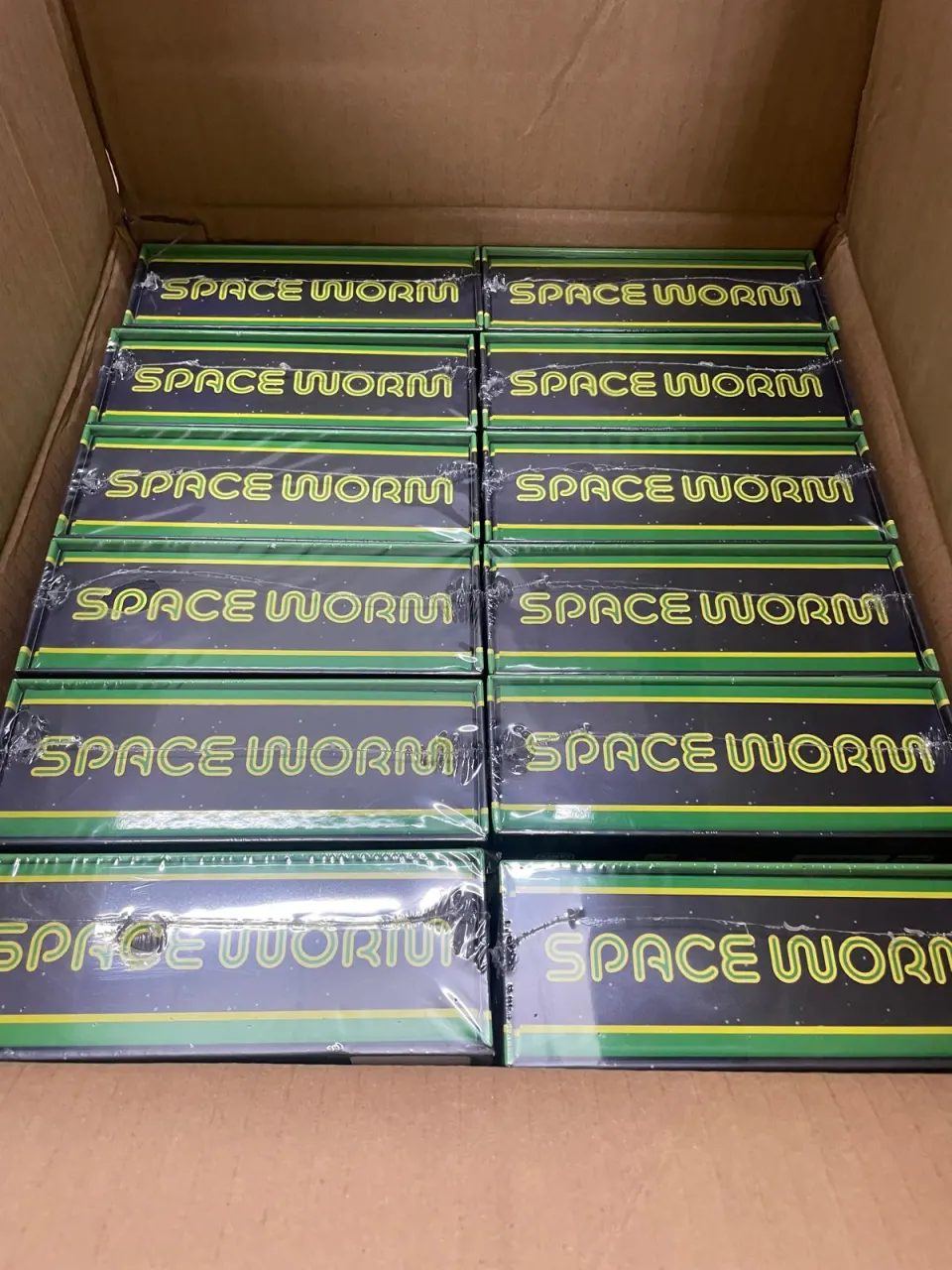 Box of Space Worm Board Games (x12) Est RRP £240