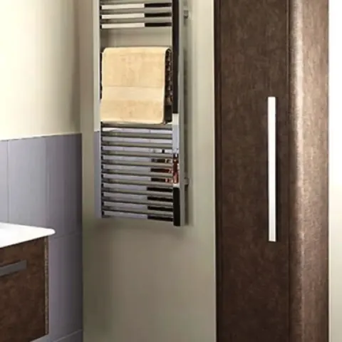 New Linen Tall Wall Hung Storage Unit Lino Oxide RRP £336 - No VAT