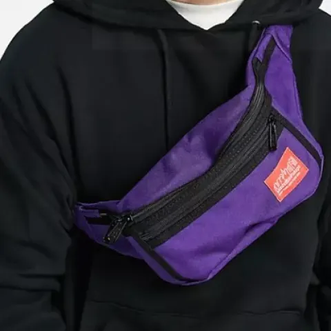 10 x Manhattan Portage Alleycat bum bag in purple RRP £40.00 ea L6b