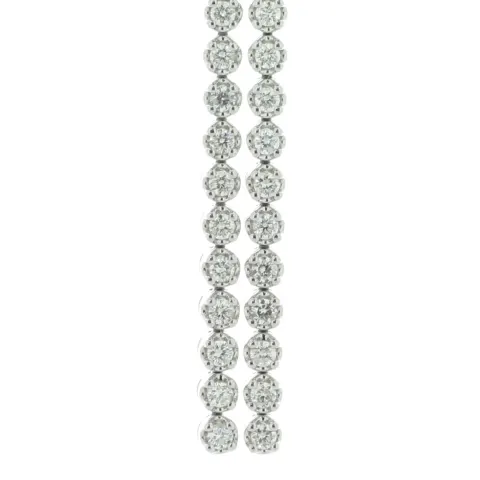 14ct Gold Tennis Diamond Collarate 6.00 Carats