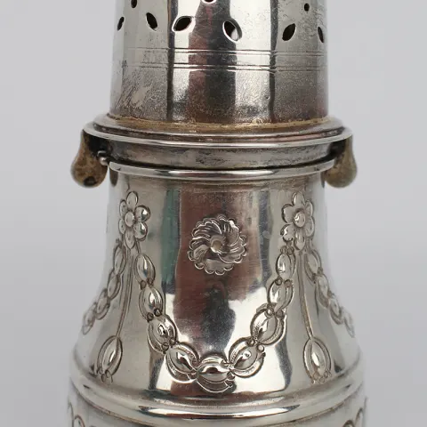 Edwardian Solid Silver Sugar Caster by Matthew John Jessop