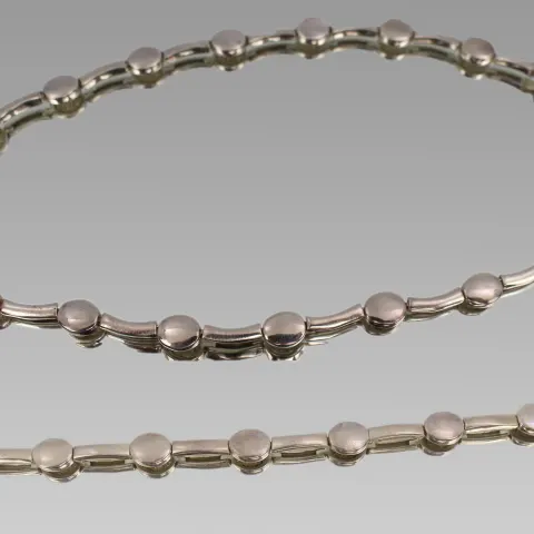 Vintage Silver Necklace & Bracelet Set