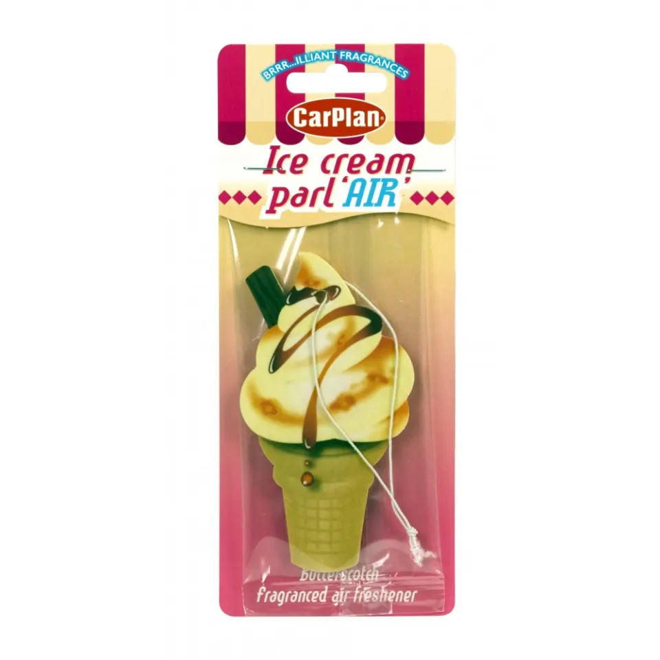 60 x Carplan Ice Cream Parl Air Butterscotch Air Fresheners RRP £1.99 ea L10a