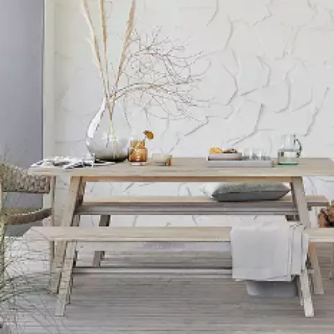 Item Description  -  John Lewis Burford 6-Seat Garden Dining Table, FSC-Certified (Acacia Wood), Nat