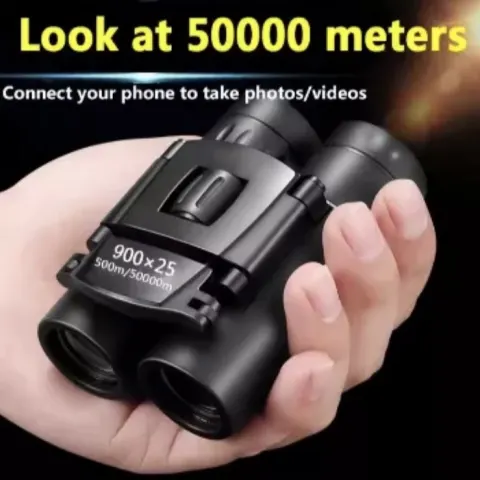 900x25 HD Binoculars BAK4 Prism Waterproof Compact Telescope For Travel Hiking