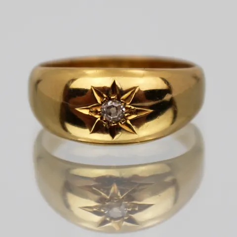Antique 18ct Gold Diamond Ring – Chester, 1896