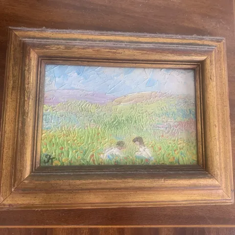 Original George Kaplan Oil Painting Signed