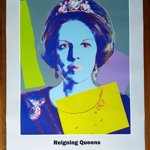 Andy Warhol Portfolio Foursome 'Reigning Queens (Beatrix)' 1986 (#0427)