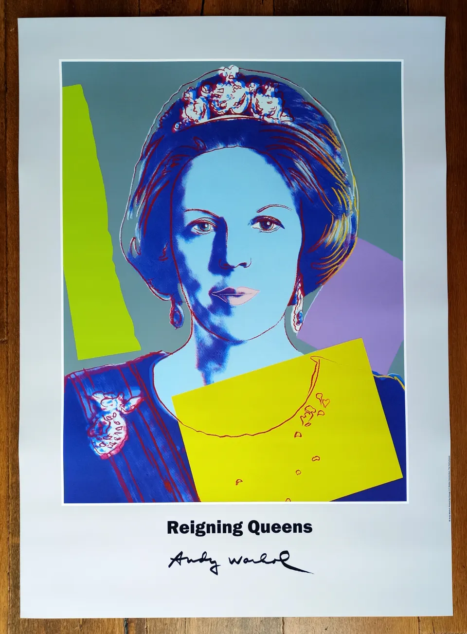 Andy Warhol Portfolio Foursome 'Reigning Queens (Beatrix)' 1986 (#0427)