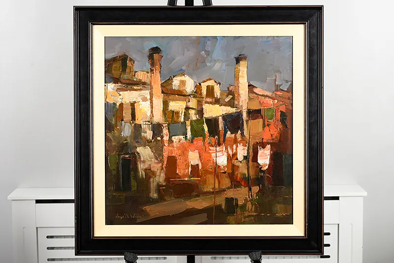 Di Valesca Oil On Canvas Framed