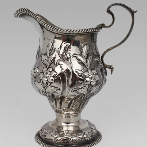 Fine Solid Silver Cream Jug London 1759