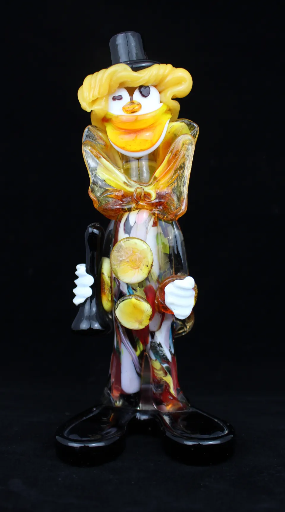 Vintage Venetian Murano Glass Clown