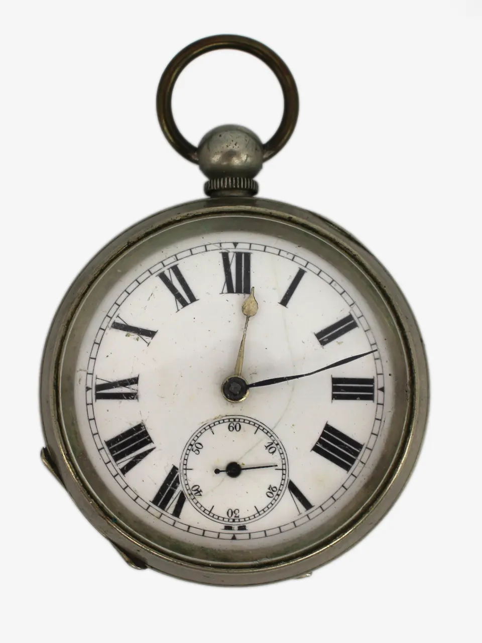 Vintage Pure Nickel Pocket Watch