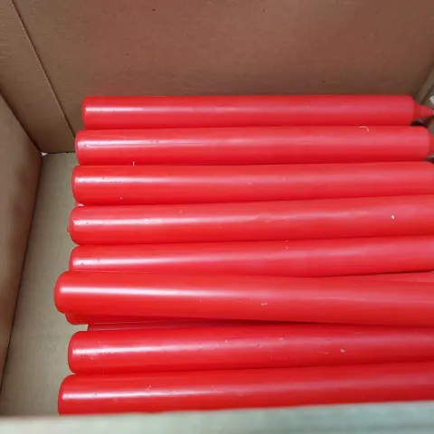 Box of red candles