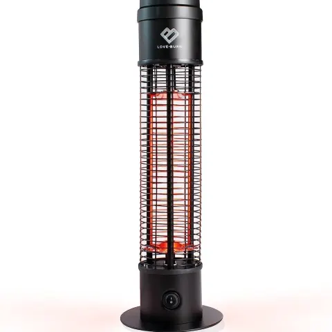 10 X Love Burn 1200W Portable Electric Patio Heater, Tabletop Freestanding Tower Heater