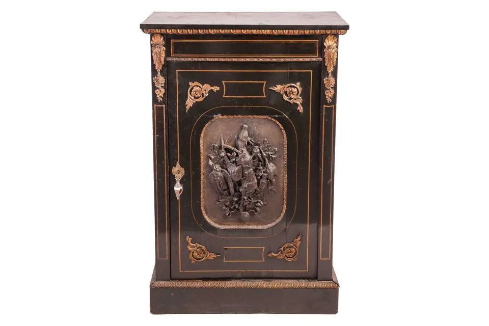 Napoleon III Ebonised Pier Cabinet - Circa 1850-1870 - French