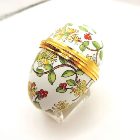 Vintage Staffordshire Enamels Egg - Free UK Postage