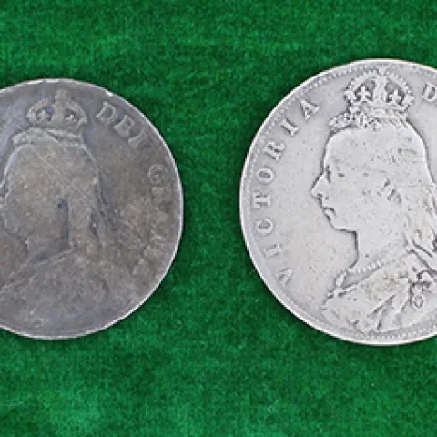 Collection of 4 Victorian Half Crowns 92.5% Ag